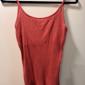 Old Navy Coral Ribbed Camisole